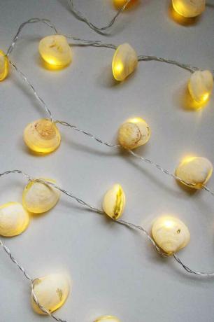 Guirlandes lumineuses en coquillage bricolage