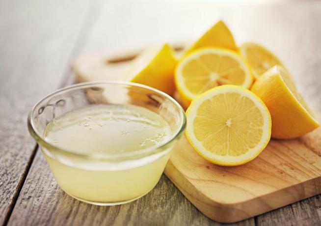 Solution de jus de citron