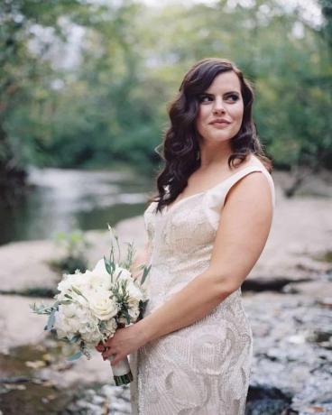 Cheveux de mariage rétro