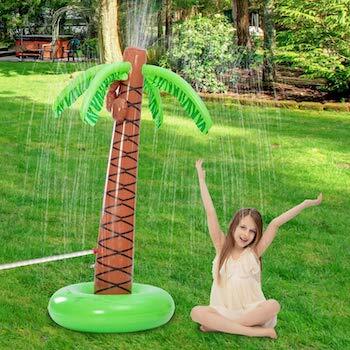 Joyin Oppustelig Palm Tree Sprinkler