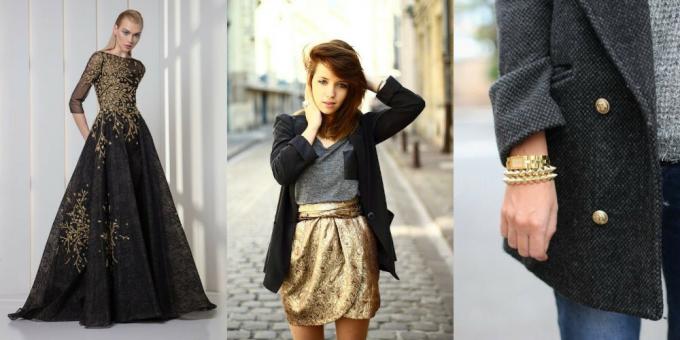 Guld och kol i mode