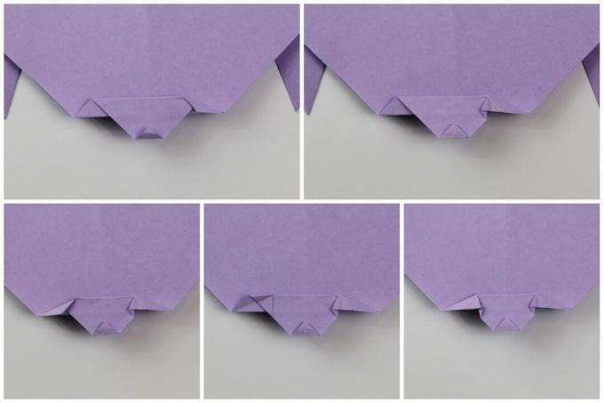 instrucțiuni ușoare pentru câine origami