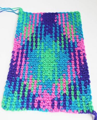 Neon Crochet Color Pooling