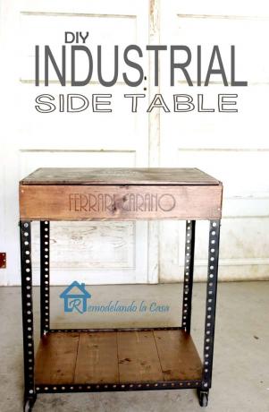 Tavolino industriale fai da te