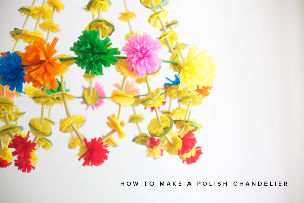 DIY poljski Chandeleir