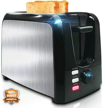 Ylluffa Steel Cool Touch 2-Scheiben-Toaster