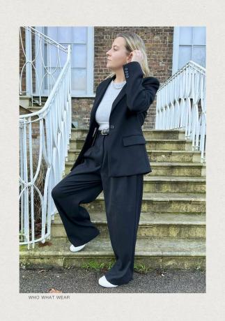 Cómo diseñar un blazer negro: nuestra editora de contenido de marca Rebecca Rhys-Evans nos muestra cómo