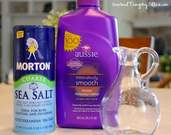 Šampon za razčiščevanje morske soli
