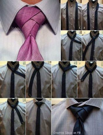 Sjajan čvor s dvostrukom kravatom