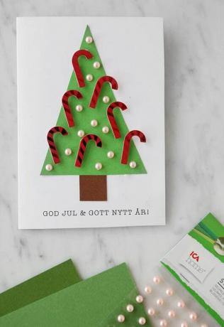 Jolie carte de noël bricolage