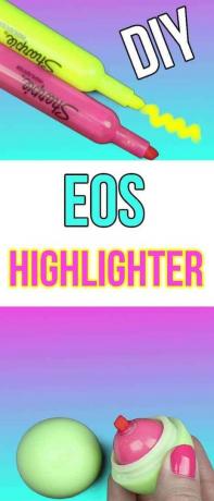 DIY eos läppglans highlighter