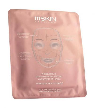 111Skin Rose Gold rozjasňujúca pleťová maska