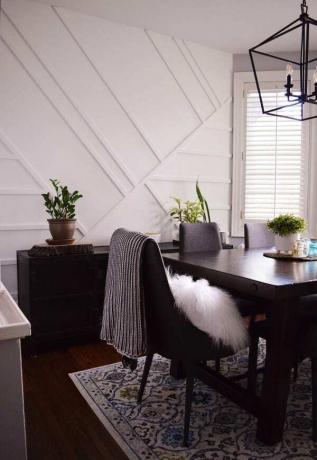 Diy moderne feature wall