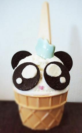 Panda ciasto lodowe