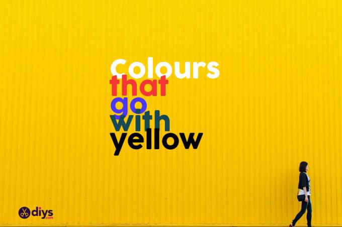 Kleuren die bij geel passen