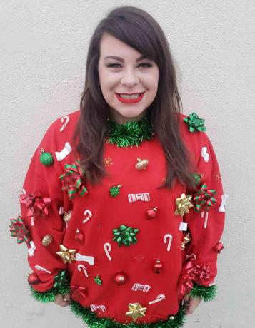 Ošklivý vánoční svetr na ženu