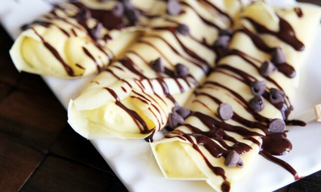 Crepes pai krim Boston