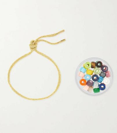 קרולינה בוצ'י FORTE Beads זהב 18 קראט וערכת צמיד מרובה אבנים לורקס