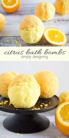 Voňavé citrusové bomby do koupele
