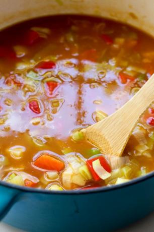 Fazole recept na jarní minestrone