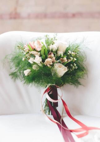 Bouquet da sposa conveniente per l'autunno