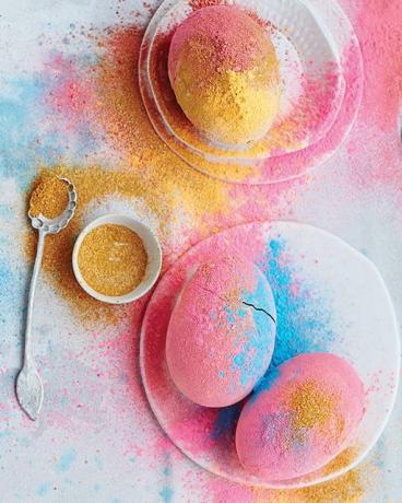 „Pasidaryk pats“ spalvos milteliai Velykų kiaušiniai