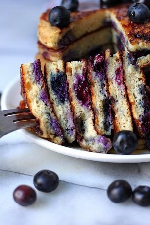 resep pancake blueberry