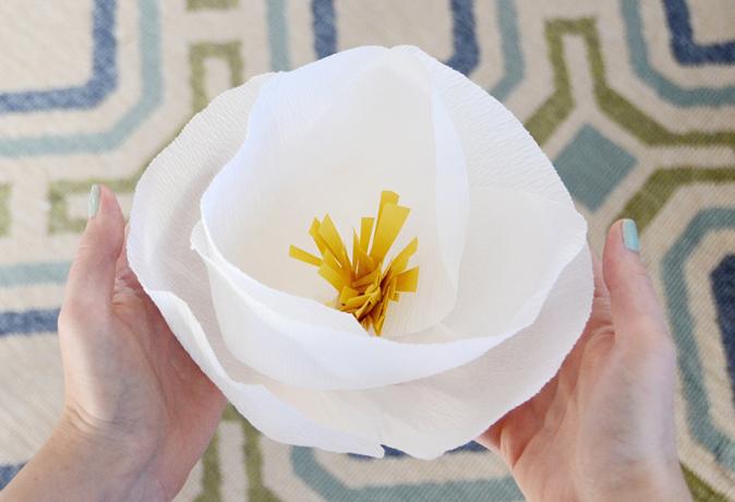 פרח נייר DIY ליום האהבה 4