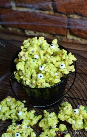 Monster mos popcorn halloween godis
