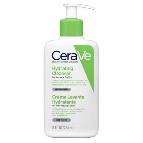 Nettoyant hydratant Cerave à l'acide hyaluronique pour peaux normales à sèches