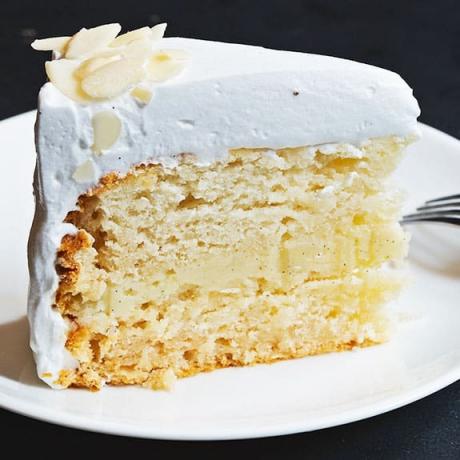 Влажна и небесна палео ванилова торта