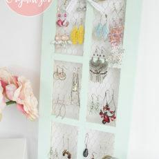 Diy sieraden organisator