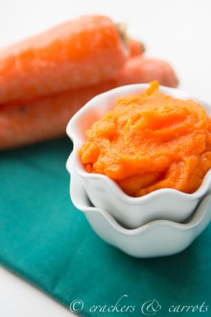 Wie macht man Karotten-Babynahrung?