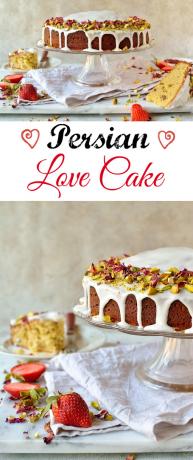 페르시아 러브 케이크 - 발렌타인 데이를 위한 완벽하게 로맨틱한 케이크!