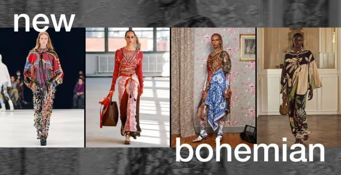 Modetrends Frühjahr/Sommer 2022: Boho-Looks bei Givenchy, Altuzarra, Marine Serre, Johanna Ortiz