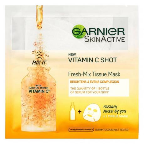 Garnier Fresh-Mix rozjasňující maska ​​na obličej s vitamínem C