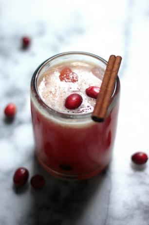 Cranberry-Zimt-Whiskey sauer