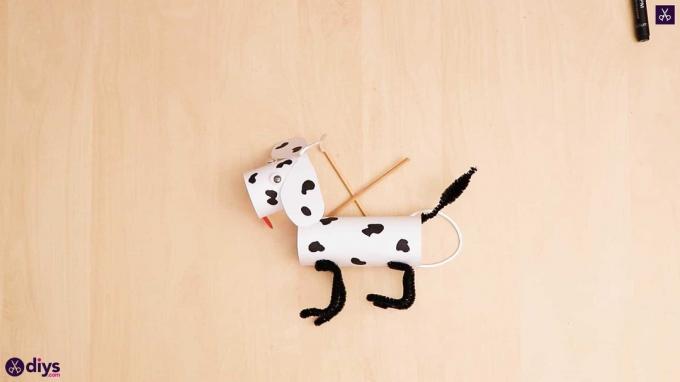 3D papírová loutka pro psa
