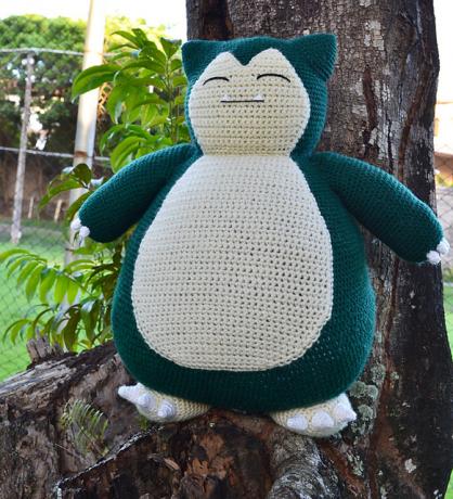 Diy snorlax szydełka