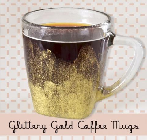 Ceașcă de cafea ombre de aur