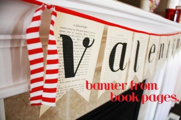 Valentýnský banner ze stránek knihy