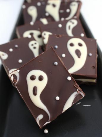 Ghost candy bark recept