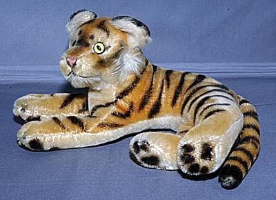 Steiff Laying Tiger Stuffed Toy