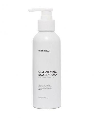 ทรีทเม้นต์ผมหนังศีรษะที่ดีที่สุด: Hello Klean Clarifying Scalp Soak