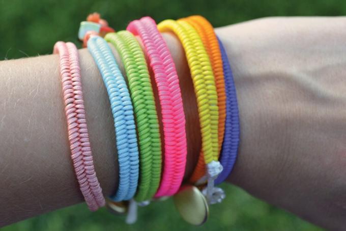 Diy fishtail armband stapel