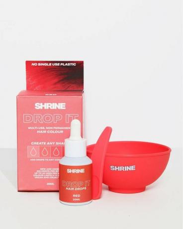 Tendencias de cabello primavera verano 2021: kit de tinte para el cabello Shrine Drop It