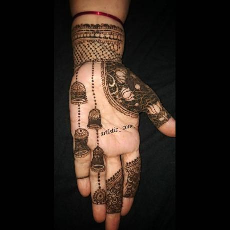 Delvis henna