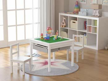 Utex 2v1 dětský multifunkční stůl a 2 židle s úložným prostorem