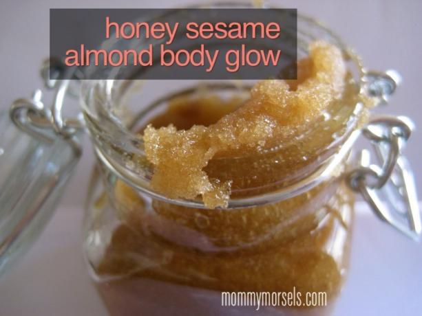 DIY Honey Sesame Body Glow
