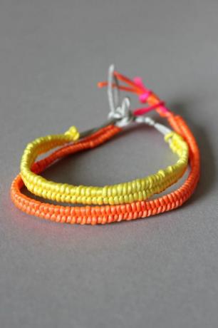 Neon diy armbånd